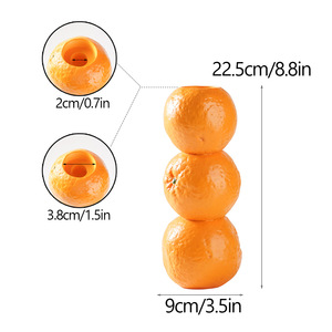 <span class=keywords><strong>Porte</strong></span>-bougie créatif en forme de fruits empilés, décoration d'intérieur, anniversaires, mariages et fêtes, artisanat en résine pour créer une ambiance - Product Image 6