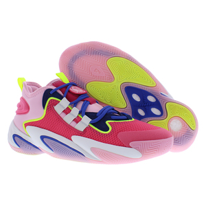 Adidas SM BYW Select Chaussures de basket-ball unisexes Rose Blanc Bleu Technologie Boost - Product Image 4