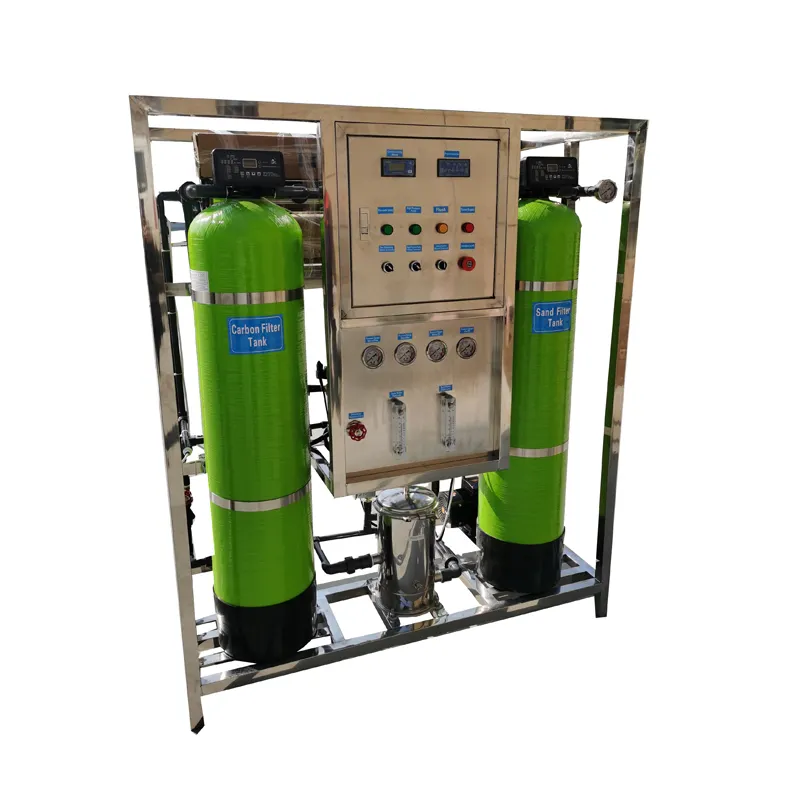 L'eau pure faisant la machine industrielle d'usine de purification de filtre de système d'osmose inverse de traitement 1000l / h