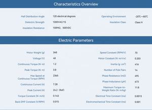 Cubemars-Servomotor sin Marco para Robot Exoesqueleto, Rotor Interior sin Marco, 36V, 48V - Product Image 6