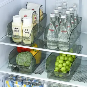BPA Free bidoni frigo cestini congelatore organizzatore frigorifero contenitori per alimenti organizzatori cassetti per animali domestici