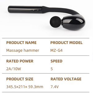 New Deep Tissue Point Professional T-Shaped Handle Neck Shoulder Hammer Massager Gun Fascia With Long Arm MZ-G4 Neck and Shoulde - Product Image 6