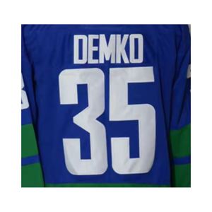 Vancouver Elias Pettersson Negro Mejor Calidad Cosido Nacional Hockey Jersey - Product Image 4