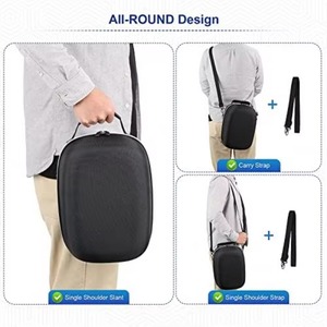 Échantillon Gratuit - Petite Pochette Manuelle Imperméable et Anti-Poussière avec Cordon de Serrage, Noire, pour Casque et Câble de Données - Product Image 6