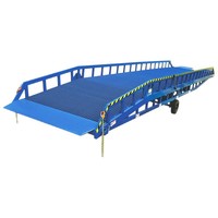 Rampe de chargement et de déchargement mobile 10, 12 et 15 tonnes pour conteneurs, rampe de quai pour chariot élévateur, niveleur de quai, rampe de conteneurs