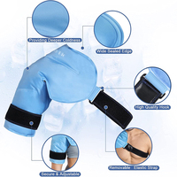 Compresse de gel réutilisable pour les blessures, vente chaude, grande compresse de gel pour le cou et les épaules