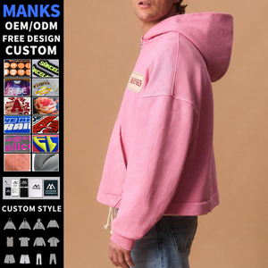 Sweat-shirts à capuche pour hommes de haute qualité, style streetwear, coupe ample, double fermeture éclair, design personnalisé, sweat-shirt épais pour hommes - Product Image 3