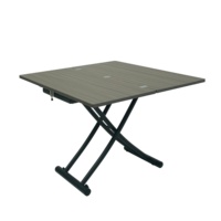 Table à manger moderne extensible et pliable avec plateau en bois de haute qualité, personnalisable, table basse, meubles gain de place