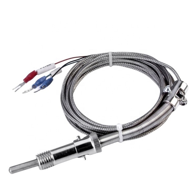 Pressure Spring Thermoresistance Thermocouple Probe Pt100 Temperature Controller Sensor WZPT-01 Injection Molding Machine