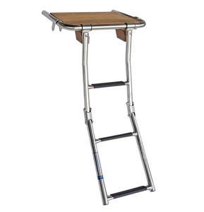 Échelle Alastin <span class=keywords><strong>en</strong></span> bois de teck <span class=keywords><strong>en</strong></span> acier inoxydable 316, la plus populaire pour la <span class=keywords><strong>piscine</strong></span> de Yacht - Product Image 2