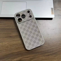 Coque de protection antichoc BAILI Factory populaire pour iPhone 17 Pro, motif carré coloré en vinyle pour grande fenêtre