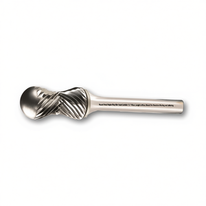 Fresa Rotativa de Radio de Cabeza Redonda de Carburo Sólido, 12.7 mm de Diámetro, 25 mm de Longitud, Vástago de 6 mm para Fresado de Precisión y Desbarbado - Product Image 2