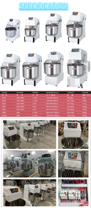 Mixer Spiral Adonan HS Electric Bakery Leader 15kg H30 120l 40l 70l Hs60 Hs20 Kapasitas 25kg Mixer Spiral Adonan dengan Timer Komersial - Product Image 6