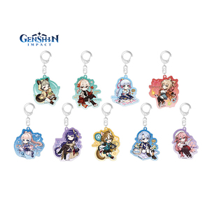 2025 venta al por mayor de alta calidad <span class=keywords><strong>Genshin</strong></span> impacto oficialmente autorizado llavero Unisex personalizado acrílico llavero - Product Image 5