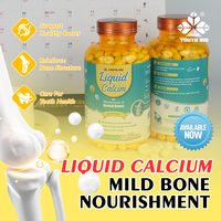 Capsules de calcium liquide de qualité supérieure, favorisant une utilisation efficace des nutriments pour les personnes actives, OEM