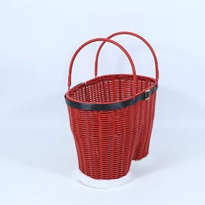 Cesta de almacenamiento decorativa hecha a mano y personalizada con diseño de caja de regalo tipo mimbre; estilo europeo y americano transfronterizo - Product Image 1