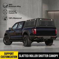 Cubierta Rígida de Aluminio Personalizable para Camioneta, Resistente, con Cierre, Impermeable, Tapa Sólida de Aluminio