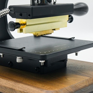 Leather Logo Stamping <b>Machine</b> Small Leather Embossing <b>Machine</b> 220V Manual Digital Gold Silver Foil Hot Stamping <b>Machine</b> - Product Image 2