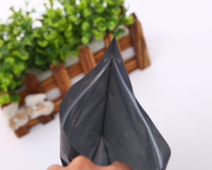 Sacs en plastique, 100 pièces, tailles variées, blanc, <span class=keywords><strong>noir</strong></span>, mat, sachets en aluminium à fermeture éclair, sac d'emballage pour - Product Image 4