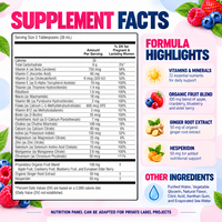 Gouttes multivitaminées prénatales liquides végétaliennes avec acide folique, choline, vitamine D, B12, iode, zinc pour femmes – Fournisseur de formules personnalisées OEM ODM