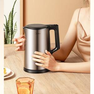 Hervidor Eléctrico Midea de Acero Inoxidable de 1.7L con Control de Temporizador Digital para Uso Doméstico y de Oficina - Product Image 4