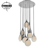 Style Minimaliste Salon Chambre Restaurant Intérieur Suspension Lampe Pendentif Led Lustre