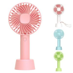 Mini ventilateur USB en plastique à commande mécanique, faible bruit, portable, rechargeable, pour voiture, camping-car et montage sur table extérieure - Product Image 3
