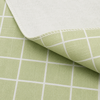 Nappe rectangulaire moderne à carreaux verts HUIHE pour table à manger, décoration de cuisine et de maison