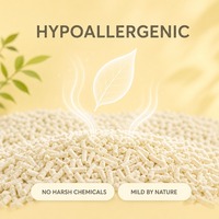 Litière pour animaux de compagnie à base de tapioca, à absorption rapide, agglomérante, anti-odeur, sans poussière, écologique, pour usage domestique