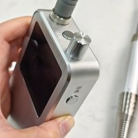 Machine à ongles électrique sans fil rechargeable de luxe en cuir, 40000 tr/min, sans balais, OEM/ODM, lime à ongles électrique