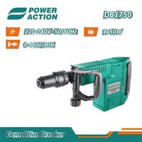 Marteau perforateur de démolition 2200W 55J de qualité industrielle robuste à action de puissance