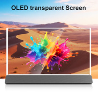 Dernière technologie 30 55 77 pouces Oled Transparent Intérieur Transparent TV Écran tactile Digital Signage OLED Écran transparent
