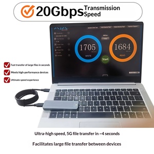 Cable de Carga USB 3.2 Gen 2 en Ángulo, Tipo C a Tipo C, Cable de Datos con Carga Rápida PD de 60 W, Cable Externo de 4K 60 Hz y 20 Gbps - Product Image 5