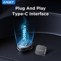EAGET U8C Memoria USB para Auto, Venta al por Mayor, Regalo Corporativo, Pendrive, Mini Memoria USB, Llavero de Aleación de Zinc, Memoria USB de Lujo