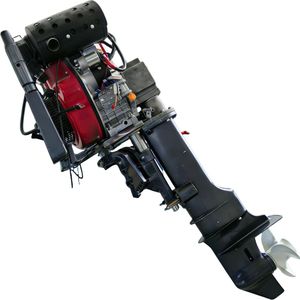 <span class=keywords><strong>Moteur</strong></span> hors-bord diesel 4 temps refroidi par air 18 CV, couple élevé, économe en carburant, pour bateaux de pêche et de travail - Product Image 3