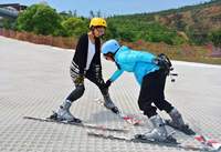 Tapis de ski artificiel coloré en PE pour piste de ski, 800x200mm, hauteur 40mm, pour extérieur, marque JIEKA, vente en gros