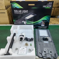 360 °   Lampadaire Solaire avec Caméra Double Objectif, Suivi Humain IA, Enregistrement 24/7 AOV, CCTV Sans Fil 4G/WiFi pour Sécurité Extérieure
