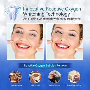 Bandes blanchissantes 5D blanches 6% HP ou sans <span class=keywords><strong>peroxyde</strong></span>, 28 bandes blanchissantes pour fumer, café, Soda, vin, élimination des taches - Product Image 4