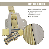 Plate-forme à panneau en nylon Adaptateur pour jambières à jambe tombante pour accessoires de chasse