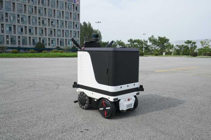 LiDAR UGV-8 Unmanned Warehouse Goods Delivery Robot Chassis 4WD RTK ...