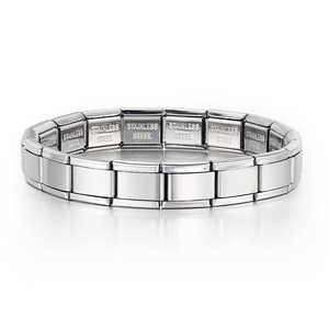 Ciondolo Charm Italiano Personalizzabile con Foto, Semplice ed Elegante, per Bracciali da 9mm in Acciaio Inossidabile, Gioielli Fai da Te per Donna e Uomo, Regalo - Product Image 4