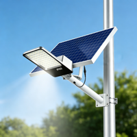 Lampadaire LED solaire à batterie lithium, étanche IP65, avec télécommande, pour autoroute et usage extérieur