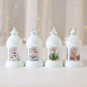 Décorations de Noël populaires, lanterne LED portable pour l'extérieur, pendentif pour arbre de Noël, Père Noël, bonhomme de neige, renne lumineux - Product Image 4