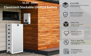 Epatom 5KW 20KW Vente en gros en usine Bon prix 48v 200Ah Batterie au lithium Lifepo4 Empilable Système de stockage d'énergie solaire domestique - Product Image 5