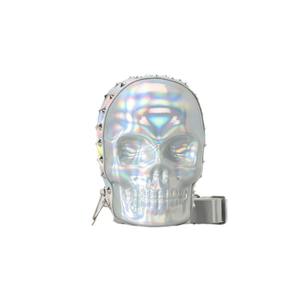 Borsa a prezzi più economici <span class=keywords><strong>borse</strong></span> a tracolla di marca Creative da donna <span class=keywords><strong>con</strong></span> teschio rivetto Design a tracolla <span class=keywords><strong>borse</strong></span> alla moda per donne e ragazze - Product Image 1