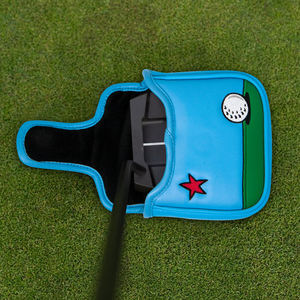 Hot Sale Mallet <b>Putter</b> Headcover Square <b>Putter</b> Head <b>Covers</b> High Quality Custom Golf Headcovers - Product Image 5