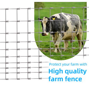 3D Curved Welded Galvanized <b>Wire</b> <b>Mesh</b> Eco-Friendly Sustainable Fence with Square Holes for Sheep Farm/Field/Deer Protection - Product Image 3