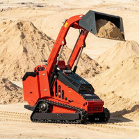 Pengiriman Gratis 1 Ton Mini Skid Steer Loader Baru 20 Hp-25 hp Skid Steer Loader Kompak Terlaris untuk Dijual