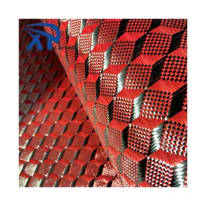 Decorate Car Modification Jacquard Carbon Fiber Fabric Cloth 3d Special Weave Jacquard Carbon Fibre Cloth Jacquard