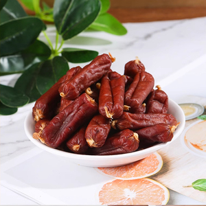 Salchicha de pato seca baja en grasa alta en proteínas de fábrica al por mayor golosinas OEM ODM aperitivos para <span class=keywords><strong>perros</strong></span> y gatos precio barato - Product Image 6